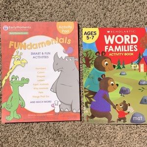 Preschool activity books 5-7 Y